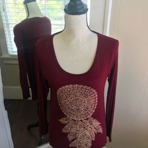 Bundle 4 for $20 Gold and maroon short split sides